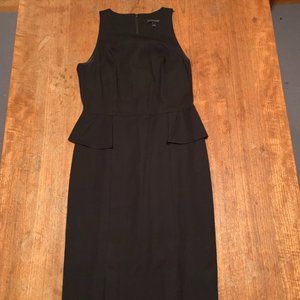 Banana Republic Peplum Dress - Size 8 - Black